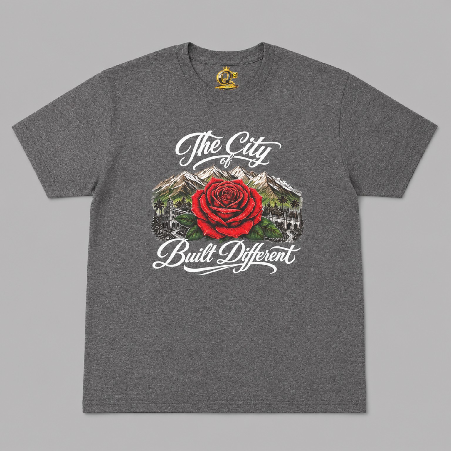 The City Built Different gray tee