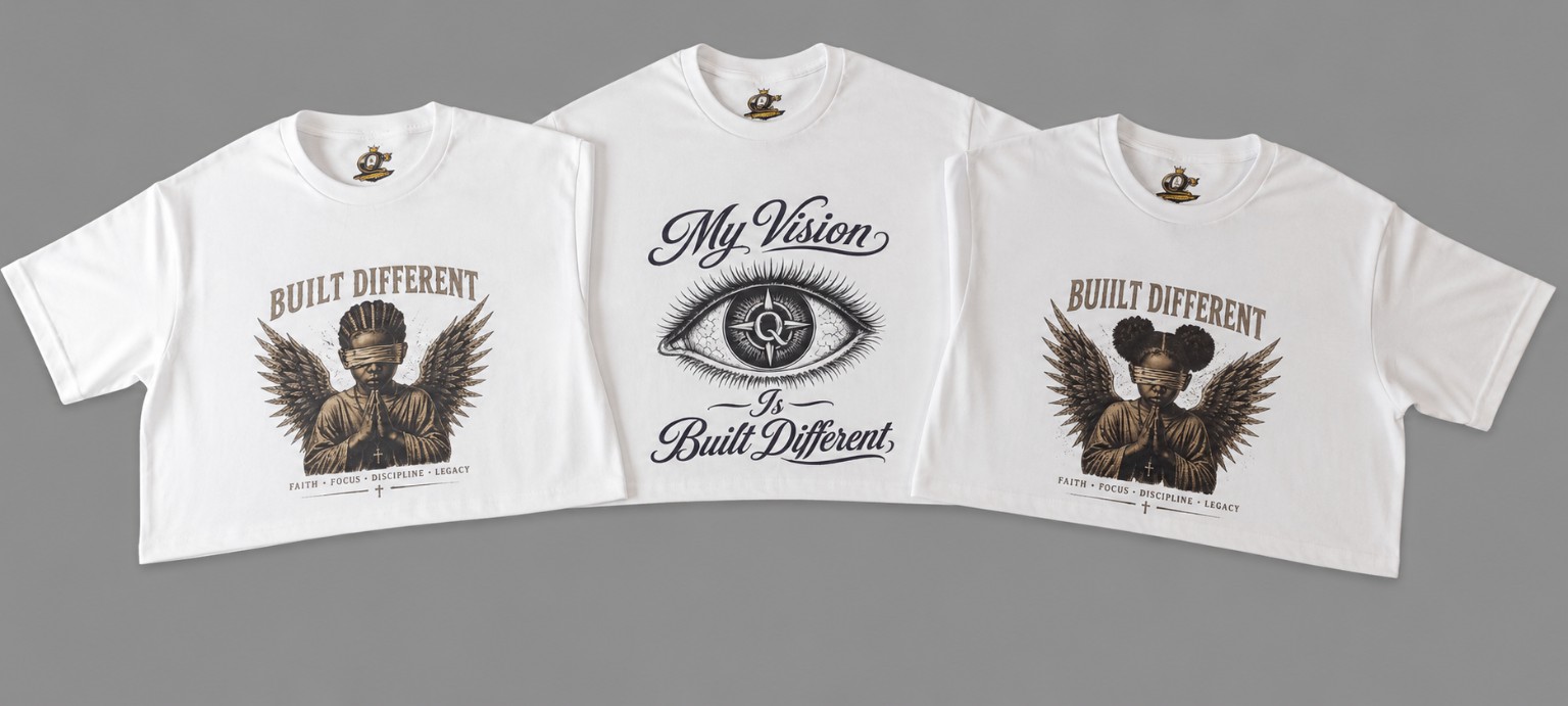 Faith inspired Q's Built Different shirt