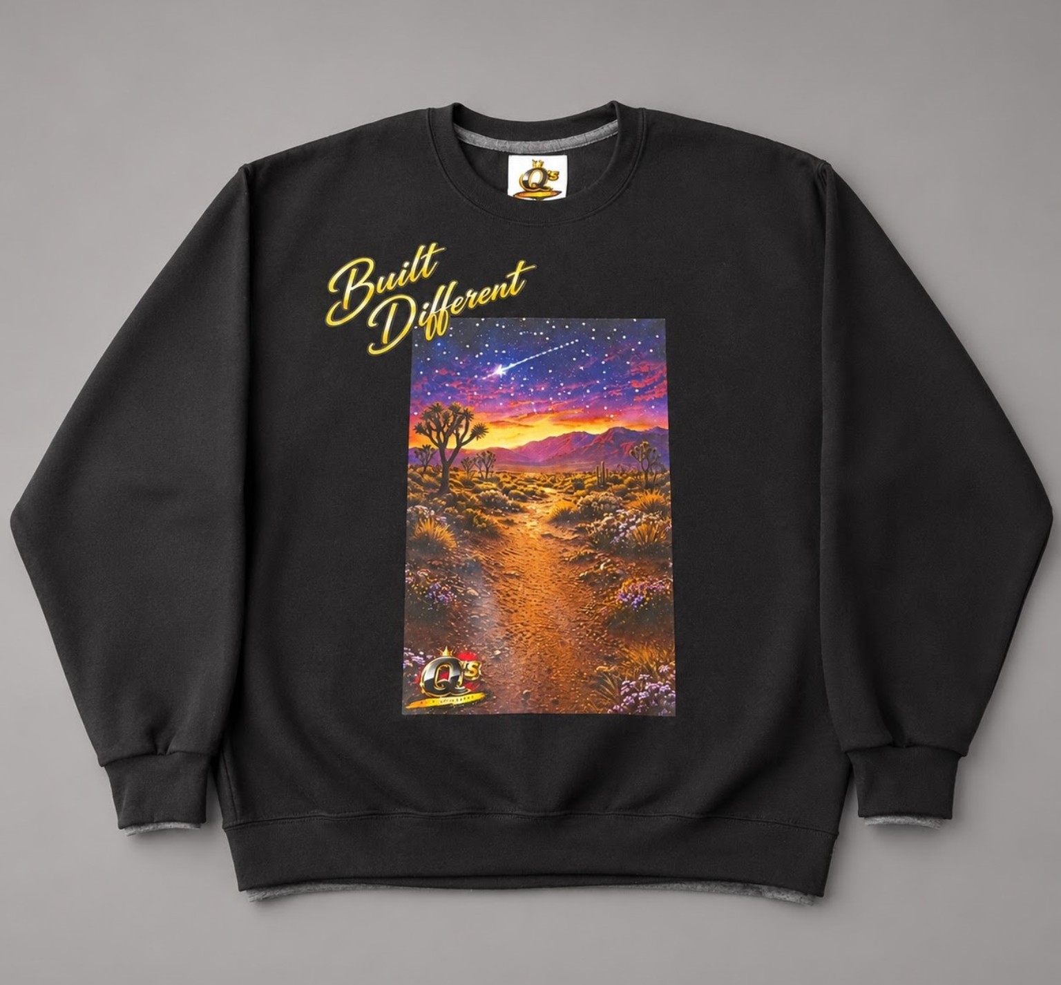 Desert Sky black crewneck